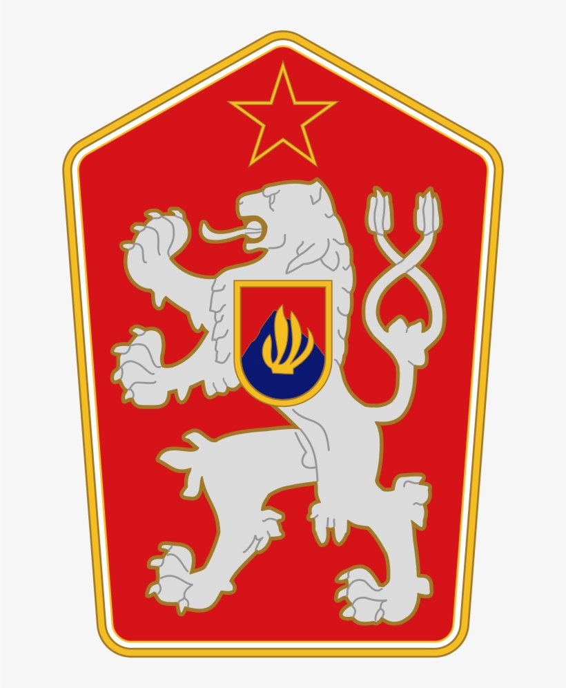 Post - Czechoslovak Socialist Republic Coat Of Arms, transparent png #6043229