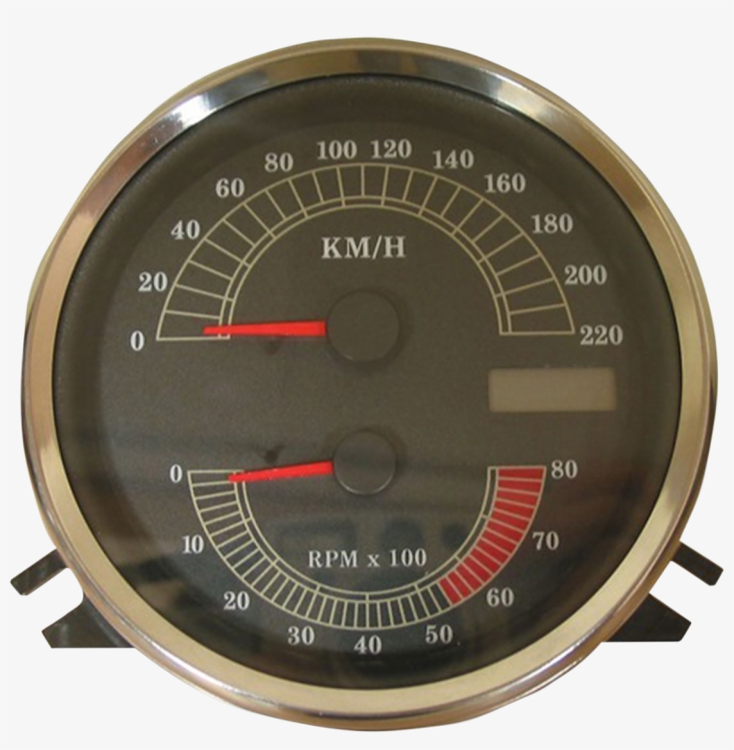 Drag Specialties Electronic Km/h Speedo Tach Speedometer, transparent png #6043346