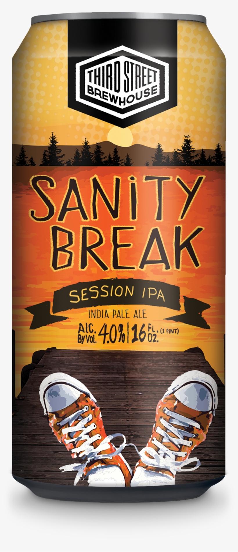 3rd Street Sanity Break Session Ipa, transparent png #6043347