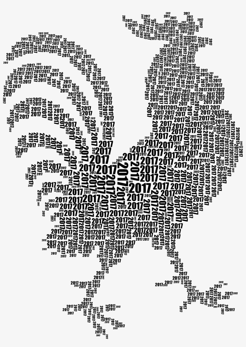 This Free Icons Png Design Of 2017 Rooster Black, transparent png #6043968