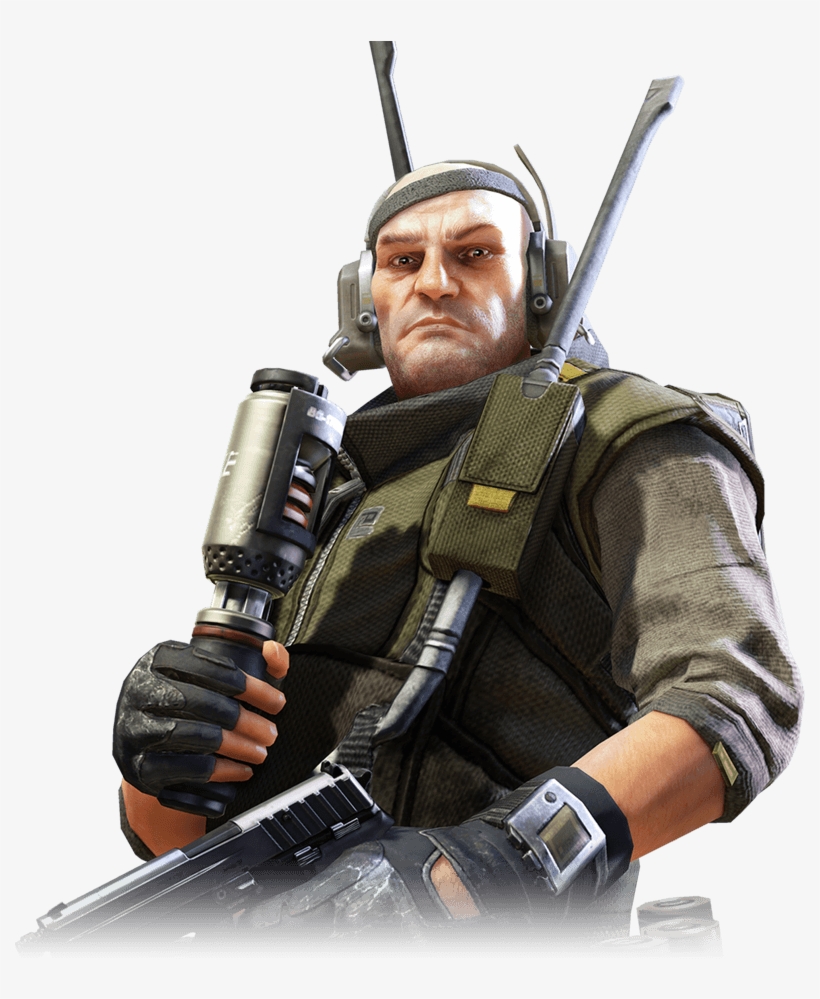 Default Combat Class - Dirty Bomb Characters Png, transparent png #6044030