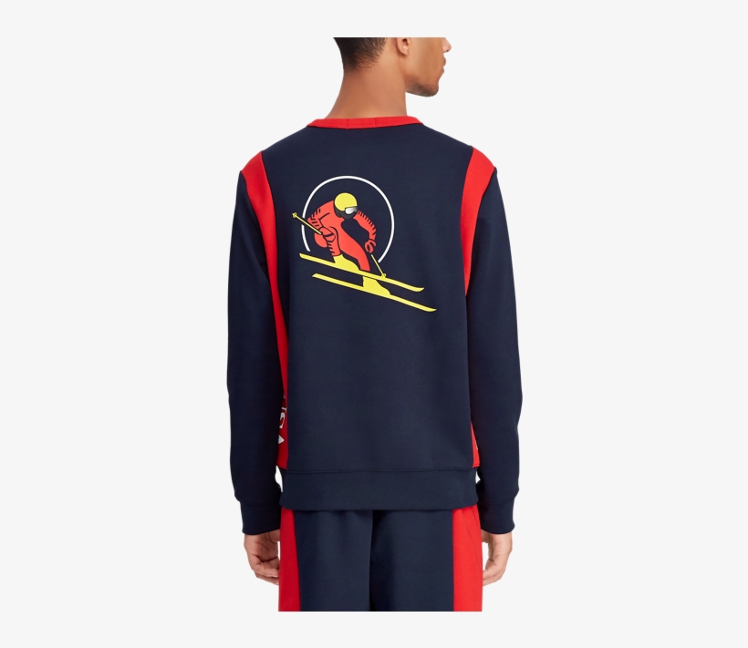 Suicide Skier Sweatshirt - Ralph Lauren Corporation, transparent png #6044103