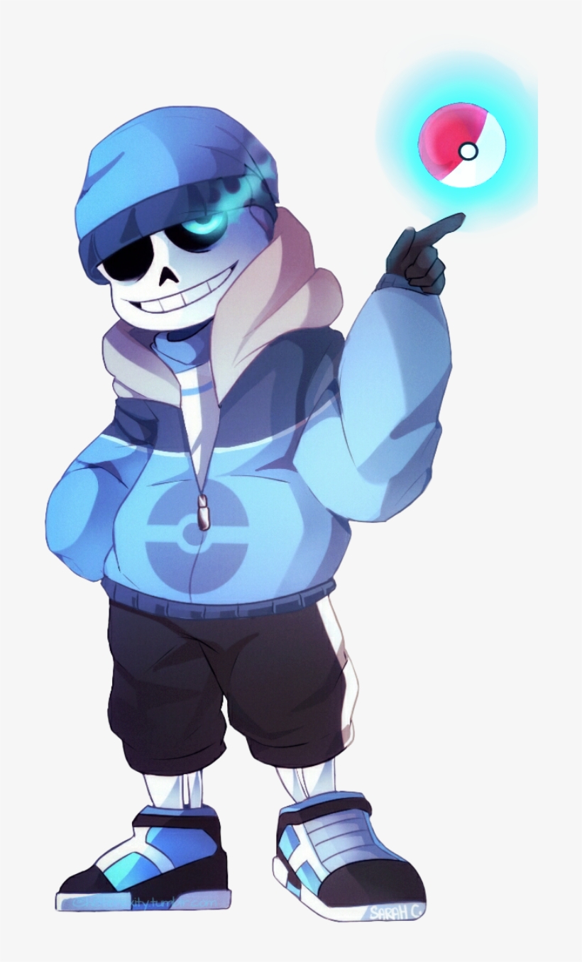 I Drew Le Trainertale/poketale Snas - Poketale Sans, transparent png #6044227