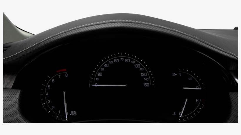 Speedometer/tachometer - 2018 Cadillac Xts Luxury Sedan, transparent png #6044576