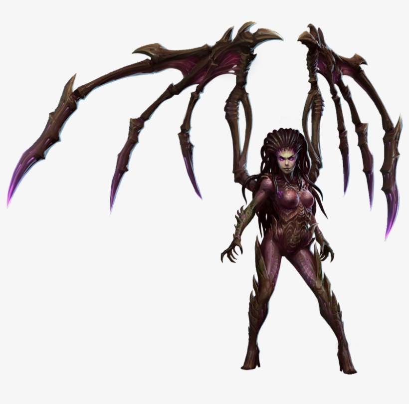 01 Of - Kerrigan 3d Model Heroes Of The Storm, transparent png #6044701