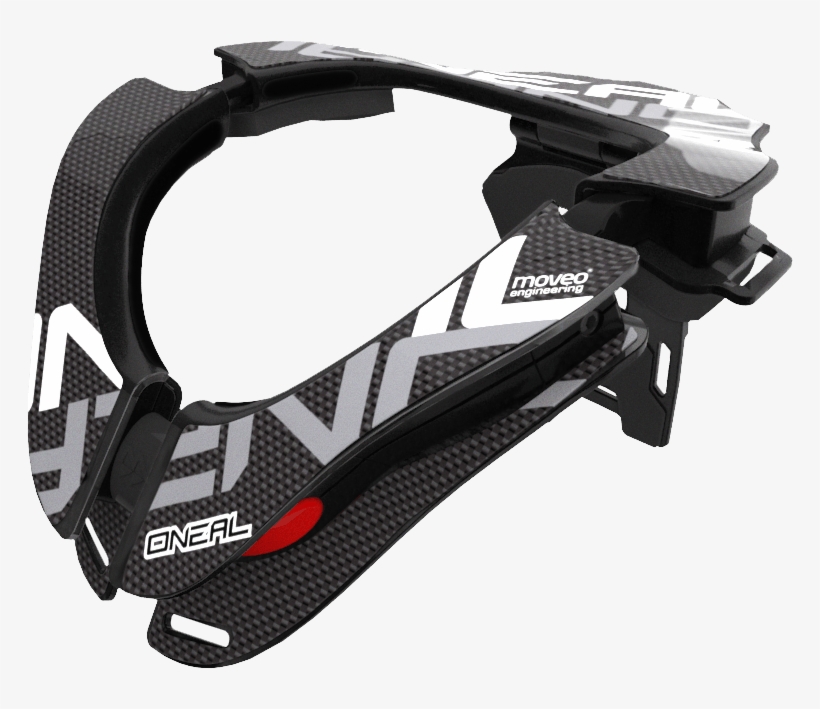 Tron Neckbrace Black/white, transparent png #6044886
