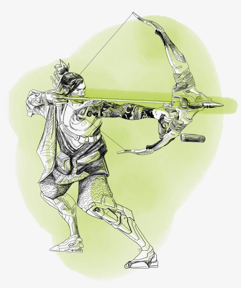 Hanzo - Illustration, transparent png #6044984