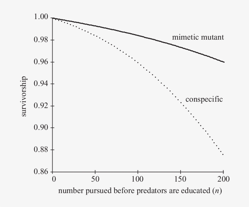 How The Survivorship Of Conspecifics Of A Distinct - Diagram, transparent png #6045413