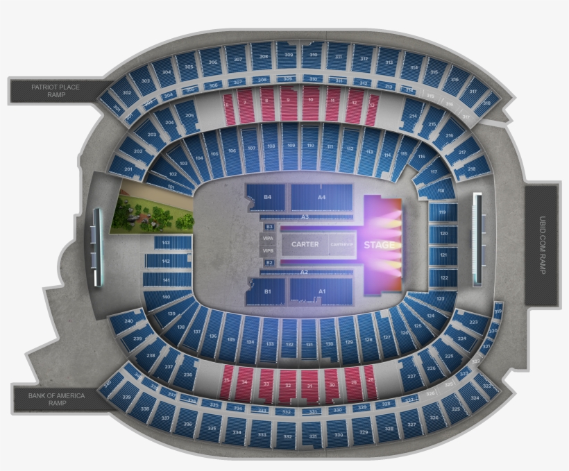 Gillette Stadium Beyonce Seating Chart