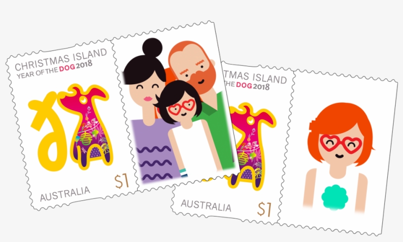 Christmas Island Year Of The Dog 2018 Personalised, transparent png #6046459