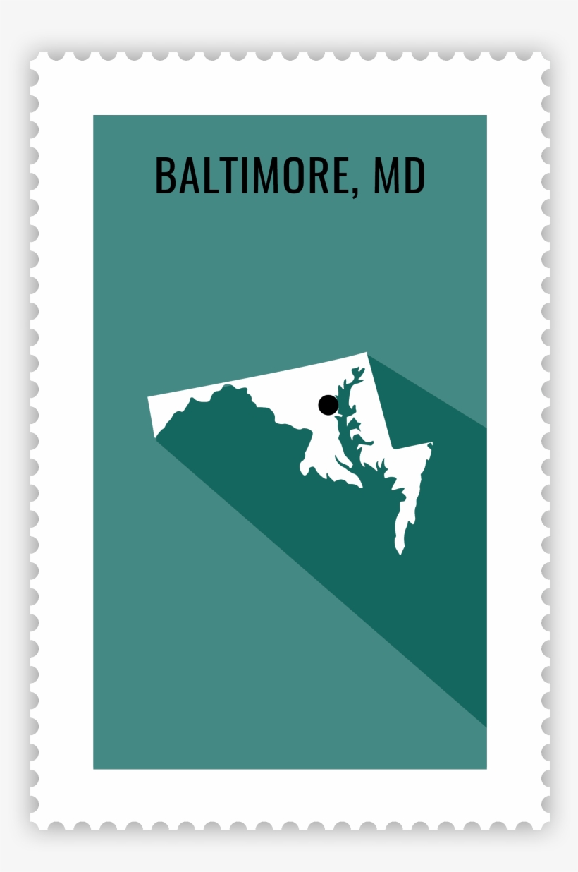 Baltimore, Md - Maryland Md Home State Slim Fit Case Grey Gray, transparent png #6046657