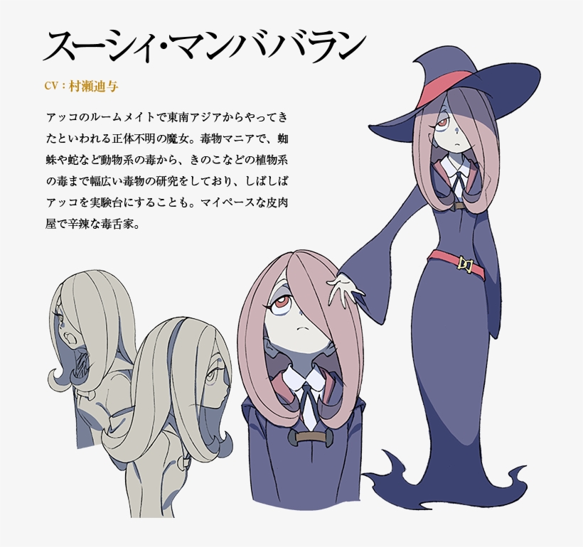 Little Witch Academia Images Sucy Hd Wallpaper And - Little Witch Academia Main Cast, transparent png #6046963