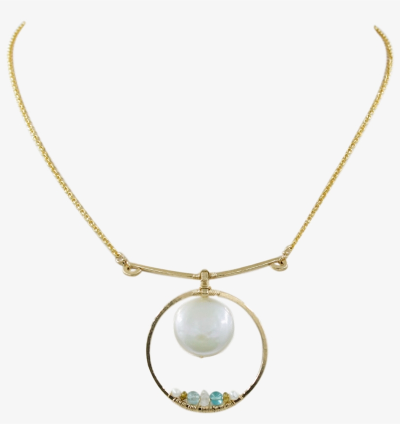 Moon Goddess Necklace In Silver, transparent png #6047024