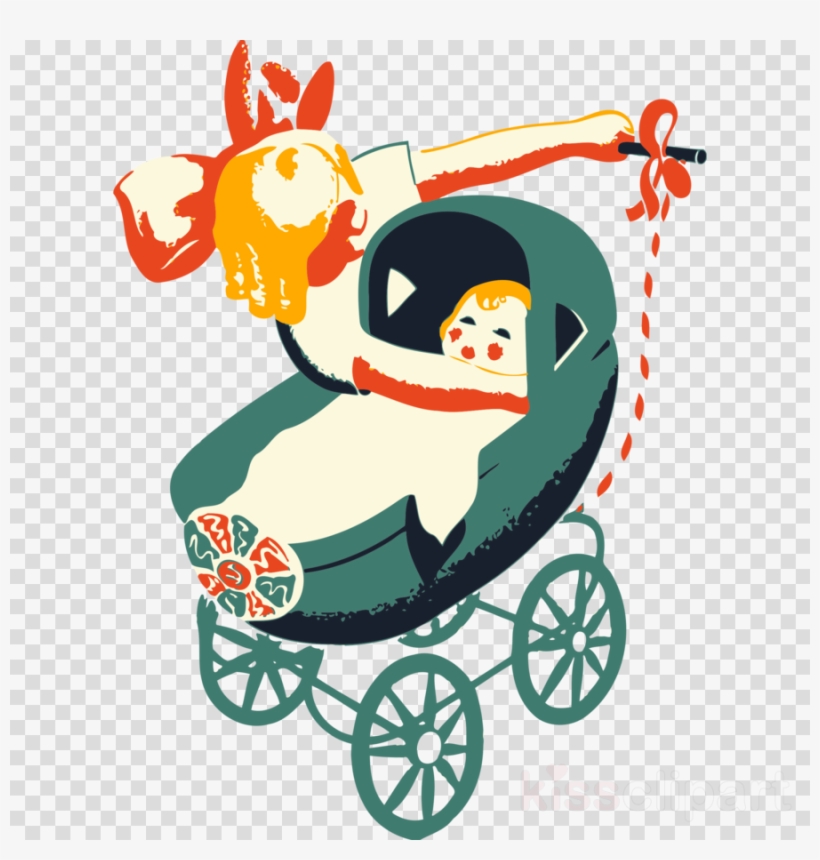 Vintage Doll Poster Clipart Doll Stroller Poster - Posterazzi Poster Doll Parade C1940 Nposter Advertising, transparent png #6047475