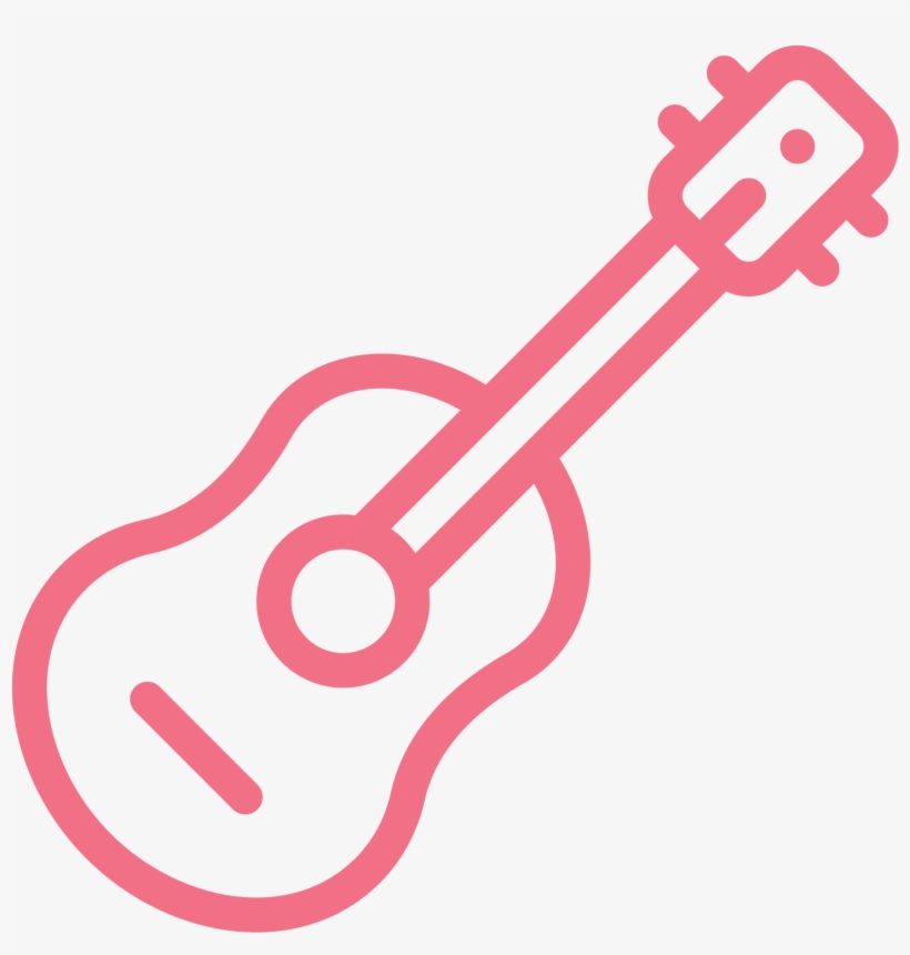 Guitar - Guitar Line Art Vector, transparent png #6047823