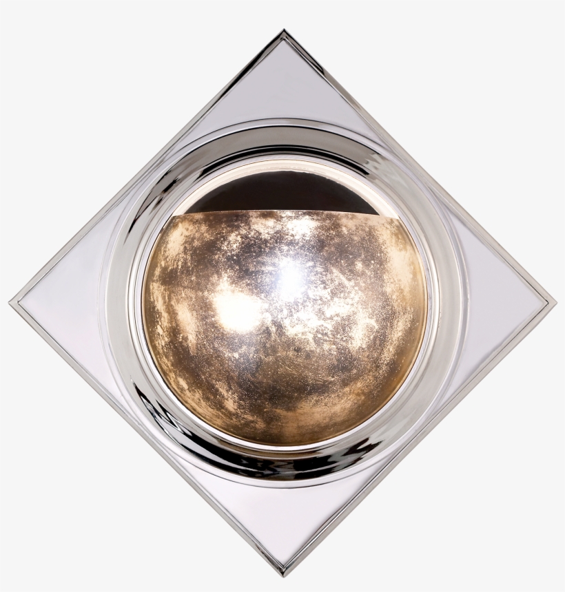 Venice Sconce In Polished Nickel With Antique Mirror, transparent png #6048209