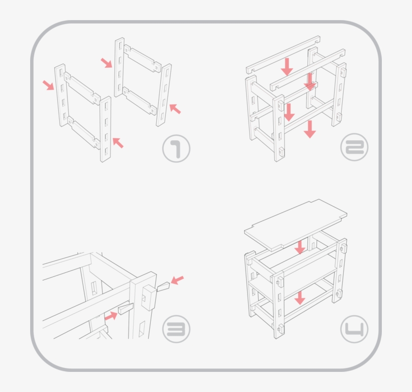 A Modulor Shelving System Using Japanese Joinery By - Drawer, transparent png #6048593
