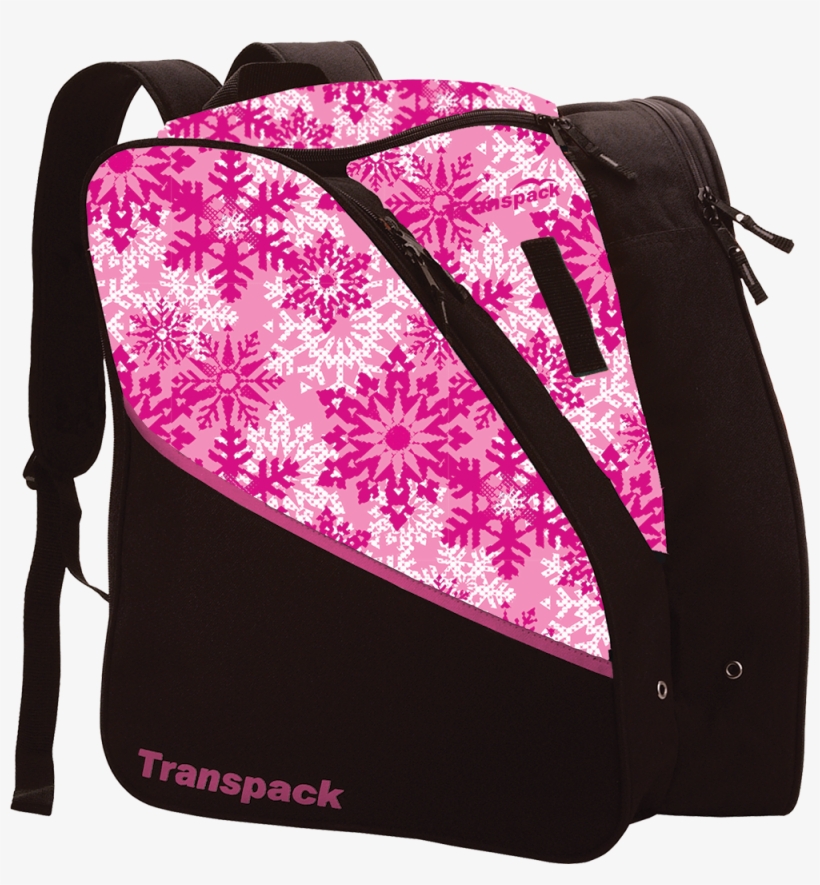 Pink Snowflake Style - Transpack Edge Junior Ski Boot Bag 2018, transparent png #6048736