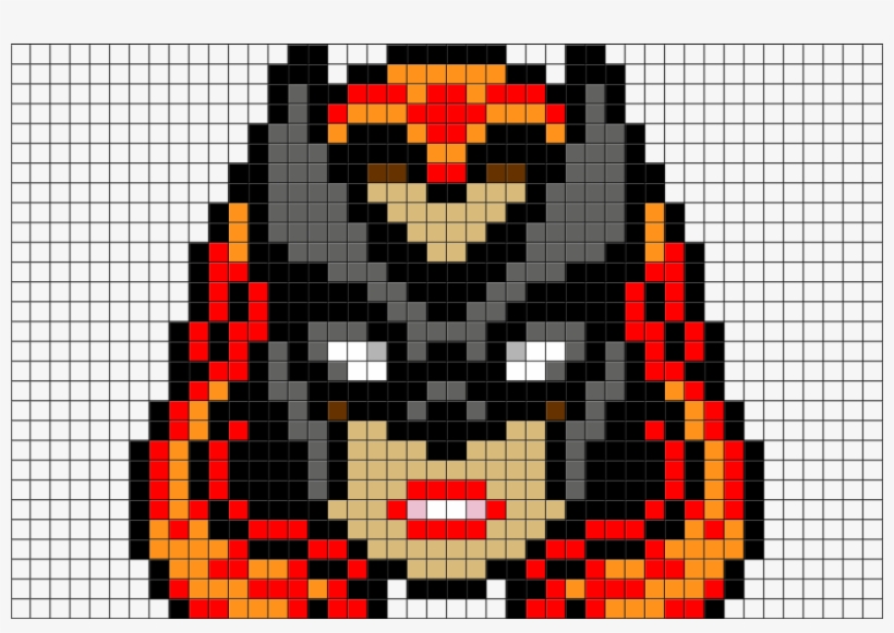 Pixel Art Super Heroine, transparent png #6049551