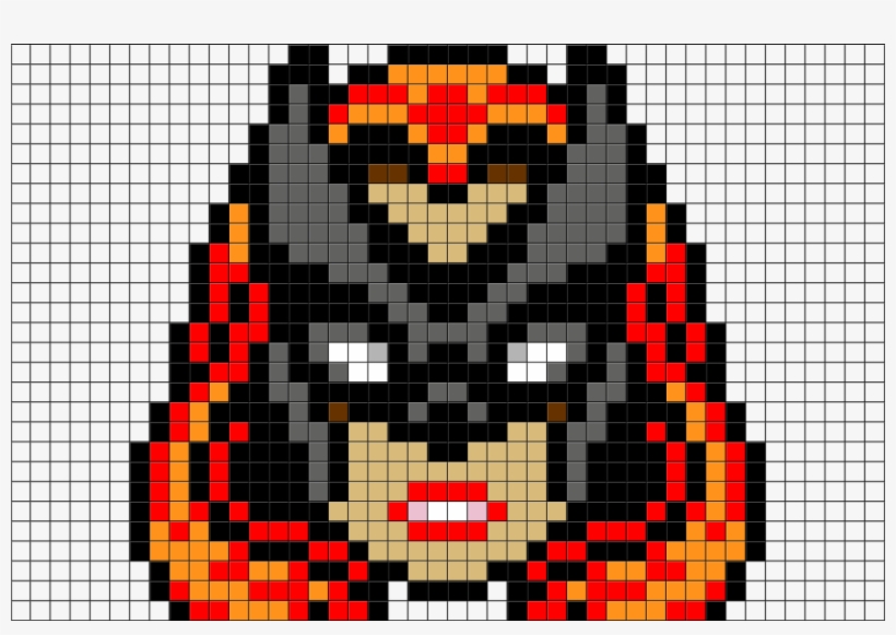 Pixel Art Super Heroine, transparent png #6049551