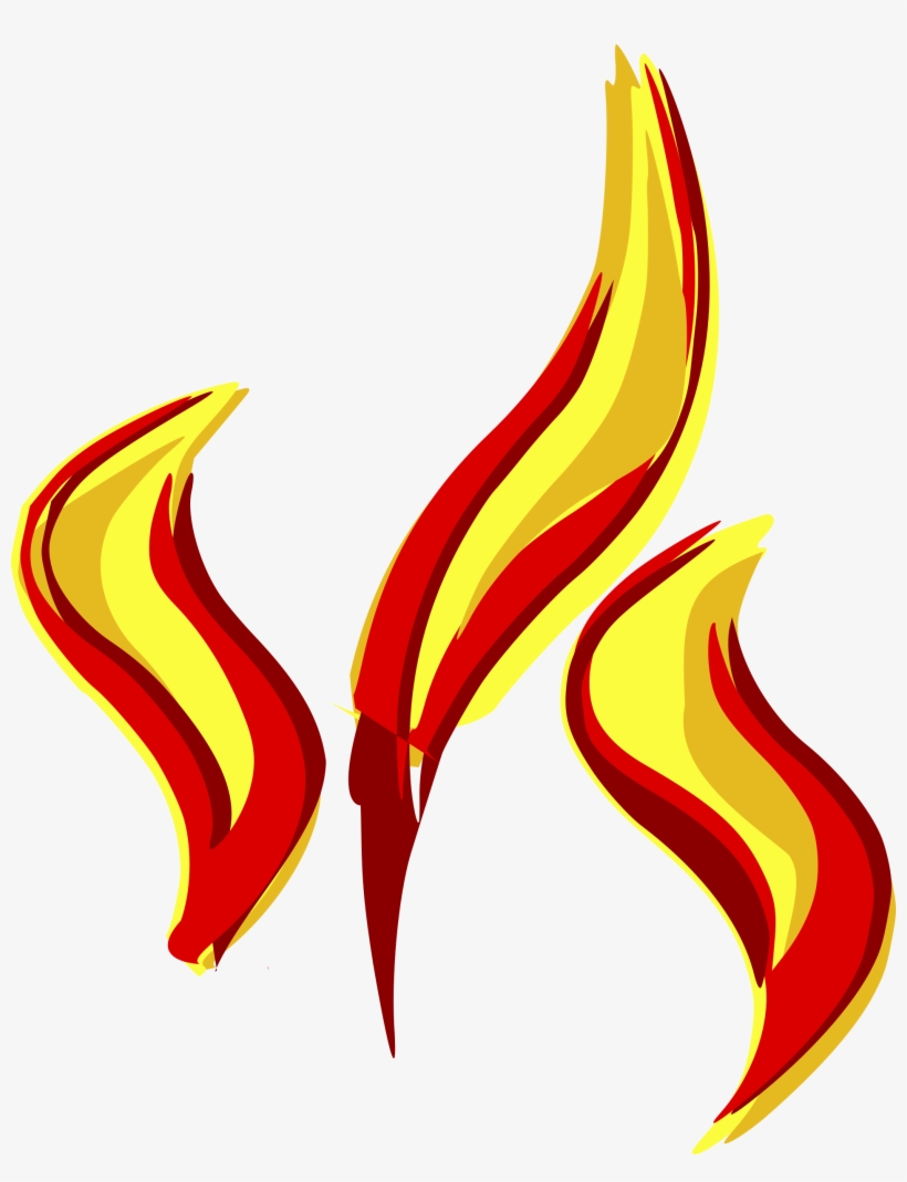 Flame Clipart Smoke - Clip Art Flames Smoke, transparent png #6049768