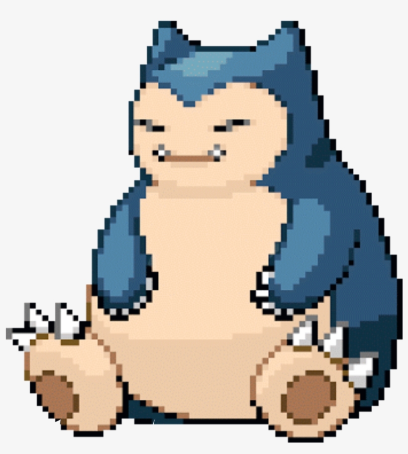 Pokemon Snorlax Pixel, transparent png #6049769