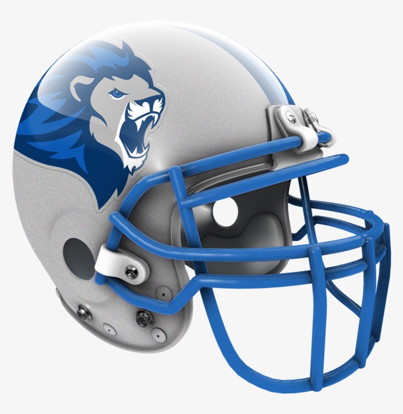 Lionshelmet-1 - Football Helmet With Spartan Logo, transparent png #6049771
