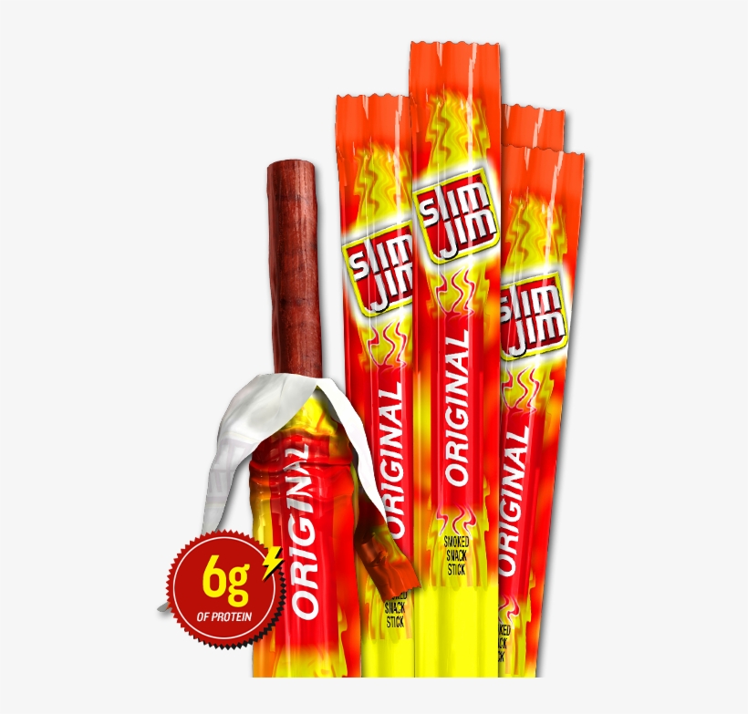 Giant Meat Sticks - Slim Jim Meat Stick, transparent png #6050130
