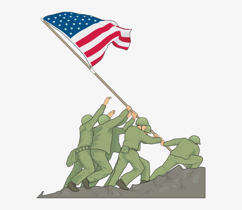 Memorial Day Parades & Events In The New York Metropolitan - Iwo Jima Clip Art, transparent png #6050621