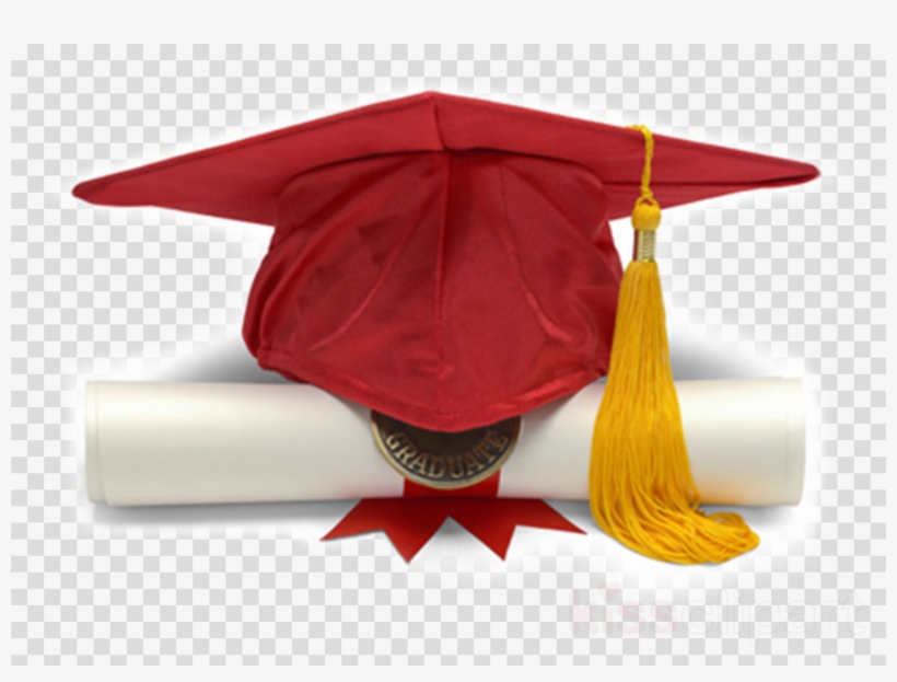 Download Maroon Graduation Cap Diploma 3d Clipart Square - Maroon