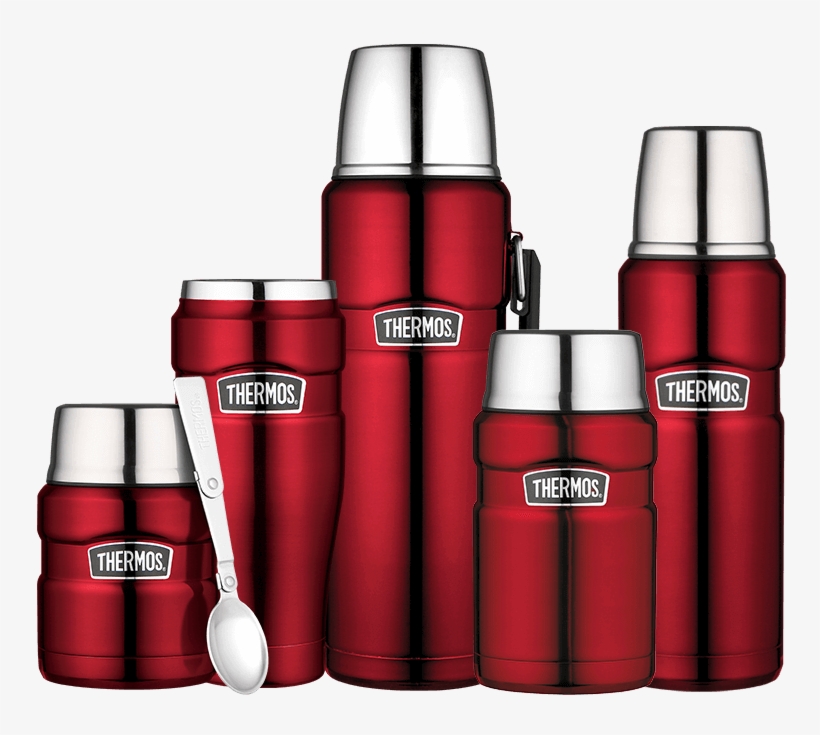 The Strong Partner For Any Adventurer - Thermos Stainless King Food Flask - 710 Ml, Cranberry, transparent png #6050884