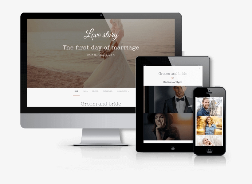Love Story, Wedding Joomla Template - Template Joomla Wedding, transparent png #6051100