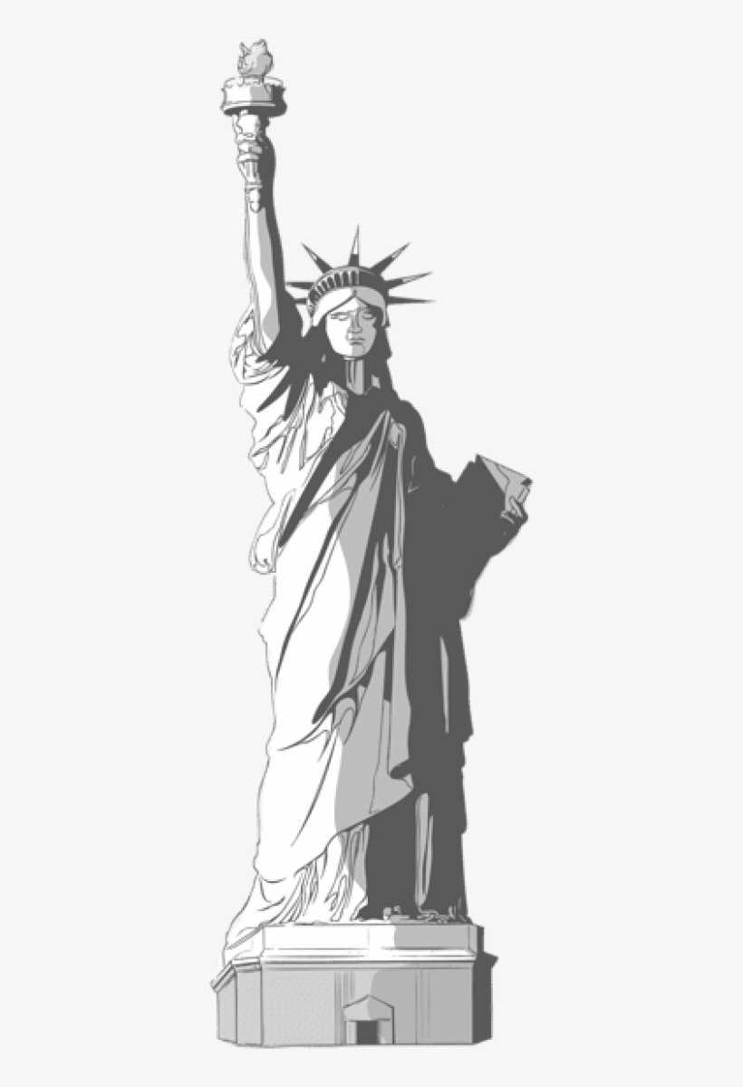 Free Png Statue Of Liberty Png Images Transparent - Statue Of Liberty Clipart Png, transparent png #6051380