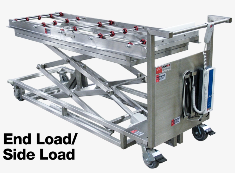 Portable Cadaver Scissor Lift With Rollers - Morgue, transparent png #6051746