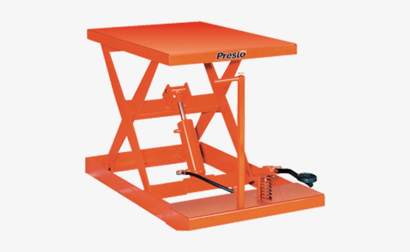 Presto Lifts Light Duty Manual Scissor Lift Table Wxf24 - Manual Scissor Lift, transparent png #6052403