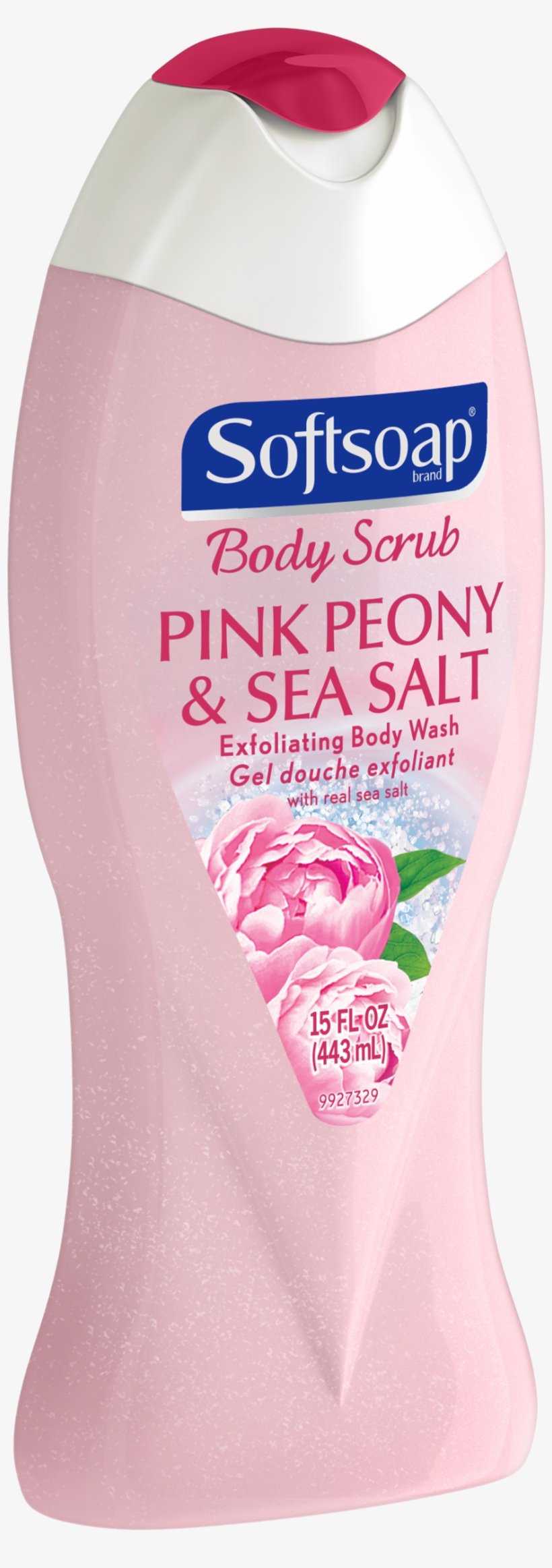 Softsoap Exfoliating Body Wash, Pink Peony & Sea Salt - Softsoap, transparent png #6054372