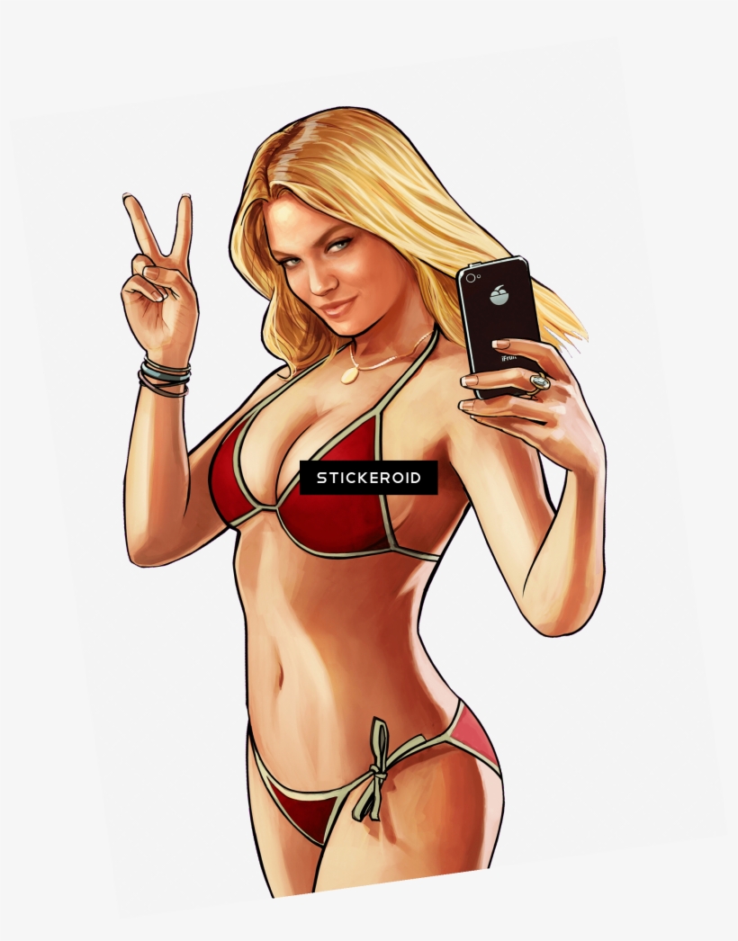 Gta Girl - Grand Theft Auto V Strategy Guide & Game Walkthrough, transparent png #6054418