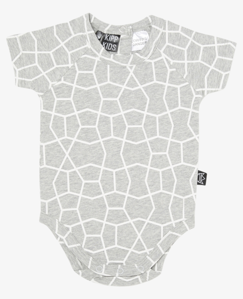 Kipp Kids Short Sleeve Onesie - White, transparent png #6056548