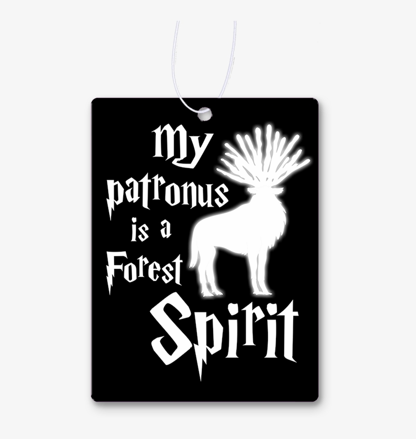My Patronus Is A Forest Spirit Air Freshener - Harry Potter, transparent png #6057877