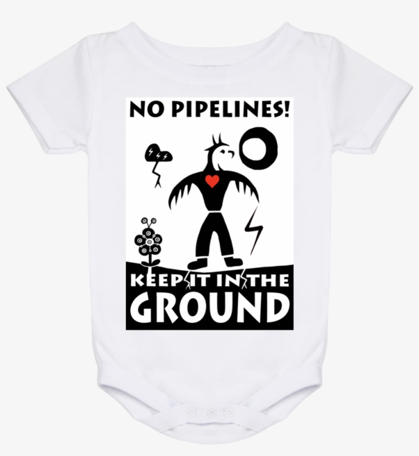 Keep It In The Ground Art By Isaac Murdoch Baby Onesie - Judge, transparent png #6057913