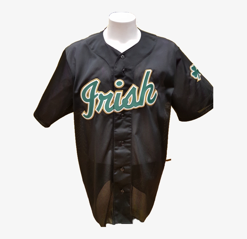 Irish Baseball Jersey Black - Baseball, transparent png #6058993