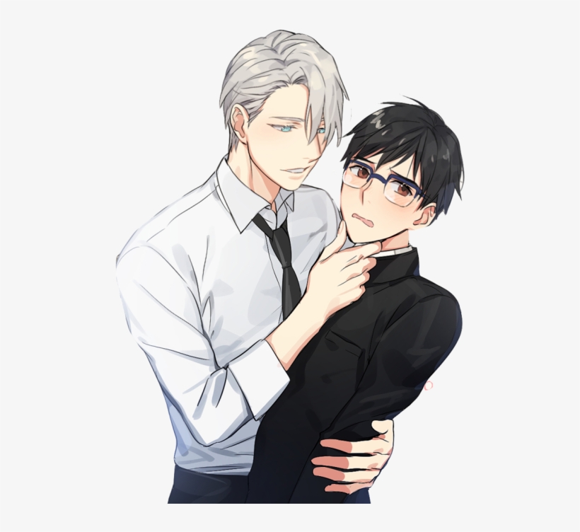Наклейка Victor Nikiforov X Yuuri Katsuki » Yuri On - Yuri On Ice, transparent png #6059052