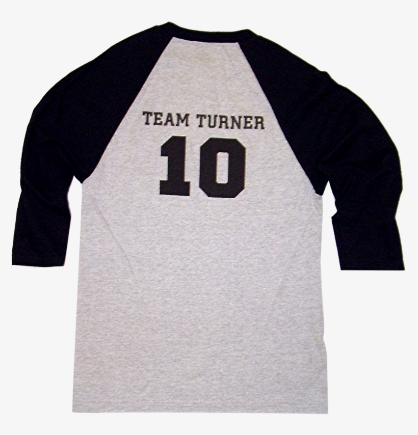 Josh Turner 2010 Ash And Black Baseball Jersey - Long-sleeved T-shirt, transparent png #6059101