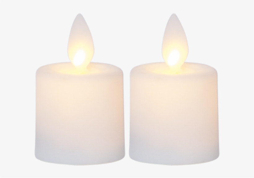 Led Candle 2 Pack M-twinkle - Candle, transparent png #6059730