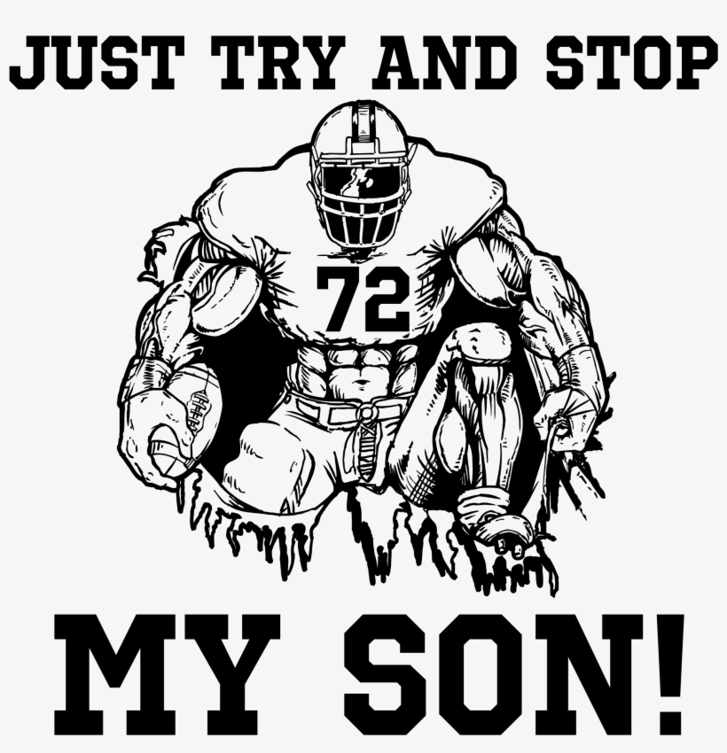 Personalize A High School Football Son T-shirt - Defense Line Mom Shirt, transparent png #6060221