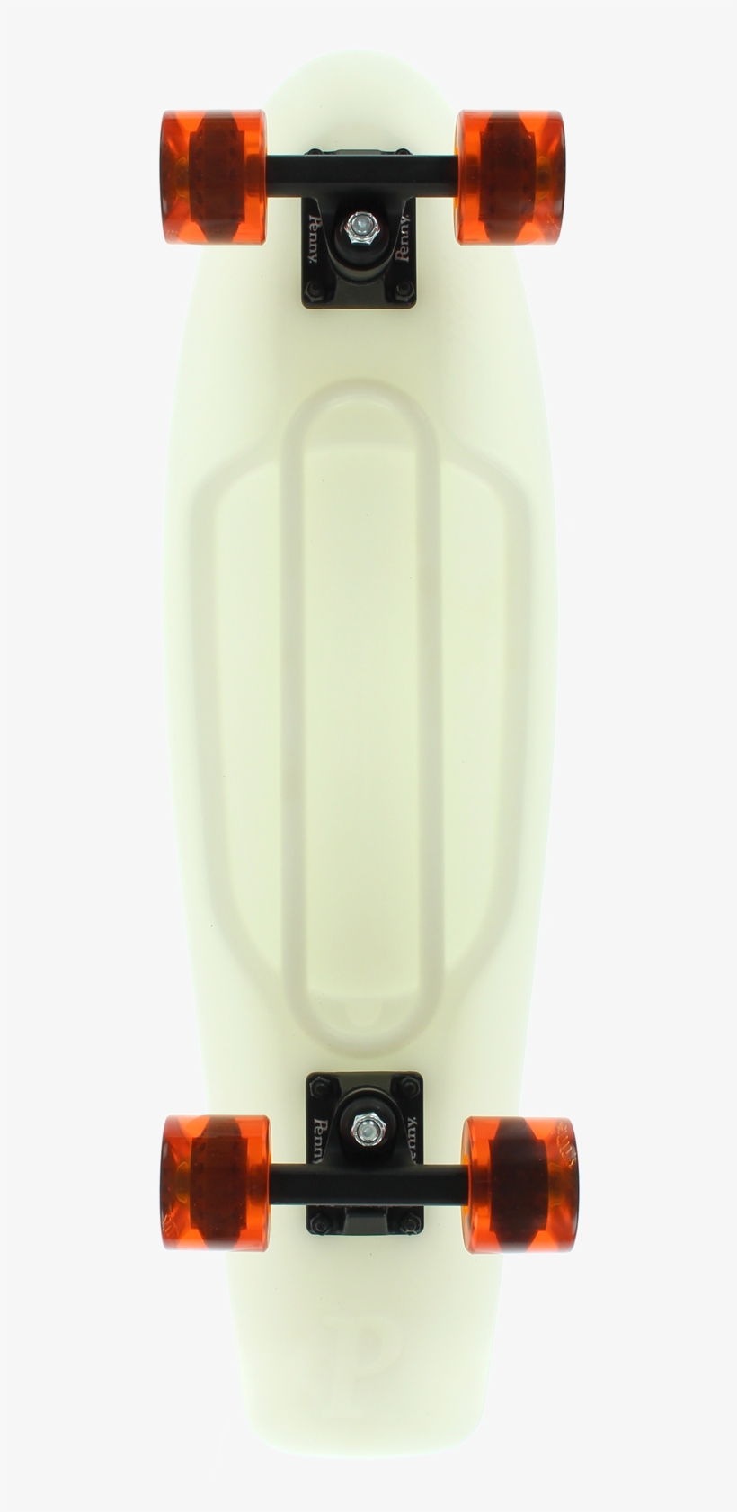 Penny 27" Nickel In Ghost Glow/black/clear Orange - Penny Skateboards Glow Blue 27" Complete Skateboard, transparent png #6060421