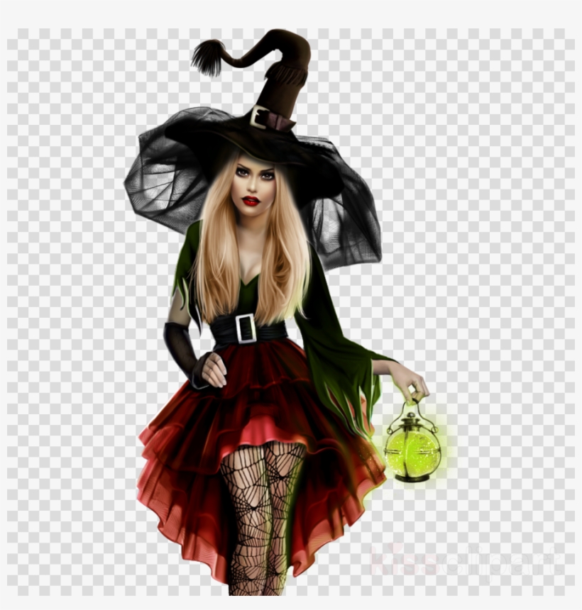 Sexy Halloween Png Clipart Witchcraft Clip Art - Boszorkány Png, transparent png #6060948