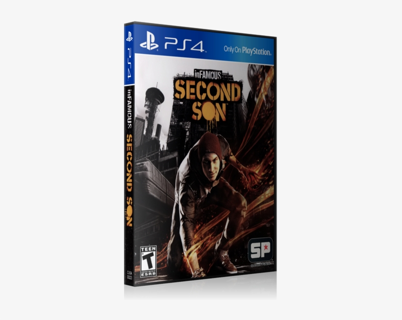 Infamous Second Son Ps4 Replacement Retro Gaming Case, transparent png #6061957