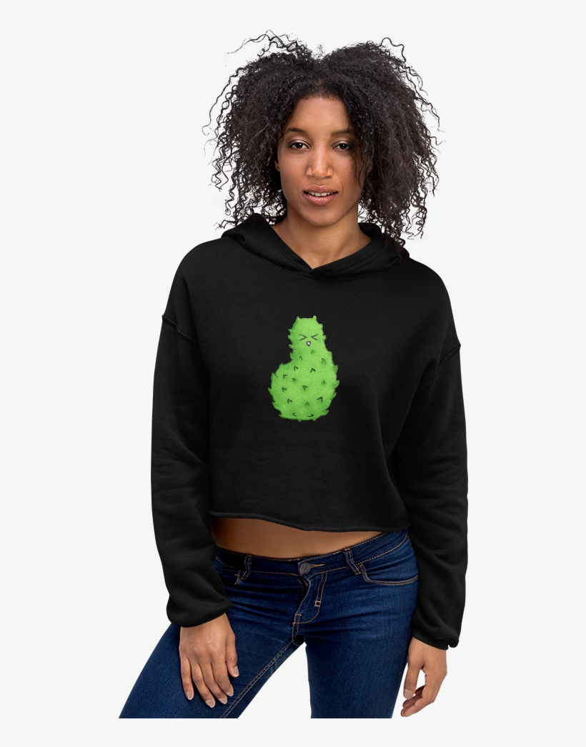 Soursop Crop Hoodie - Sweatshirt, transparent png #6062585