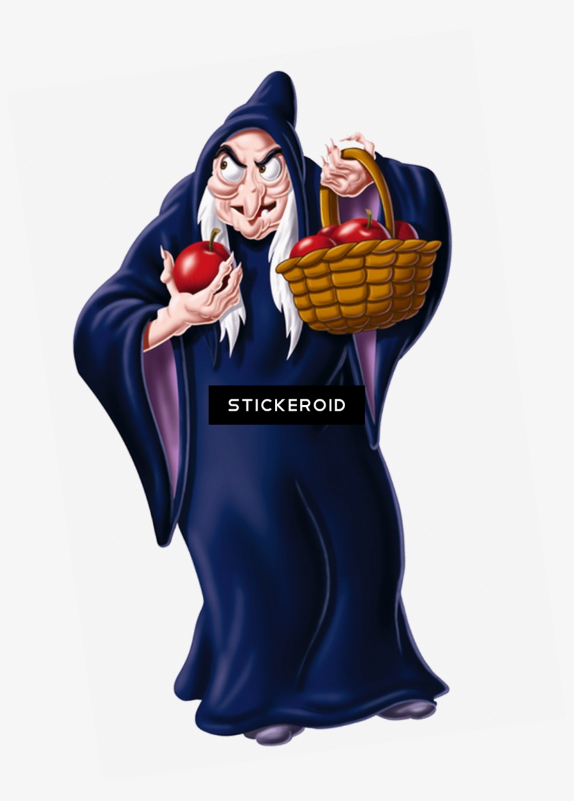 Snow White Witch Old Woman - Snow White Evil Queen Png, transparent png #6063138